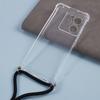 Custodia in TPU per Xiaomi 13T/13T Pro/Redmi K60 Ultra Anti-caduta Trasparente Copertura in TPU con Cordino