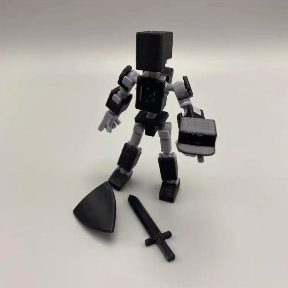 Multi-Jointed Movable Shapeshift Robot Lucky 13 Figure Toys 3D Printed Mannequin Dummy Figure Kids Adults Parent-children Game