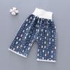 Comodi Pantaloncini-Gonna Pannolino Bambino 2 in 1 Anti Enuresi Lavabili Cotone Addestramento al Vasino Pantaloni Pannolino Impermeabili Biancheria da Letto