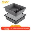 3W Silicone Double-Layer Storage Organizer for Tesla Model Y/3 Central Control & Armrest Box