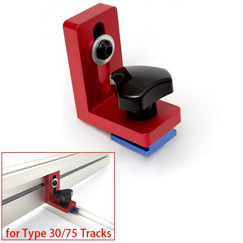1Pc 19/30/45/75Type T-tracks T-Slot Aluminium Alloy Miter Track Jig Miter Bar Slider Table Saw Router Table DIY Woodworking Tool