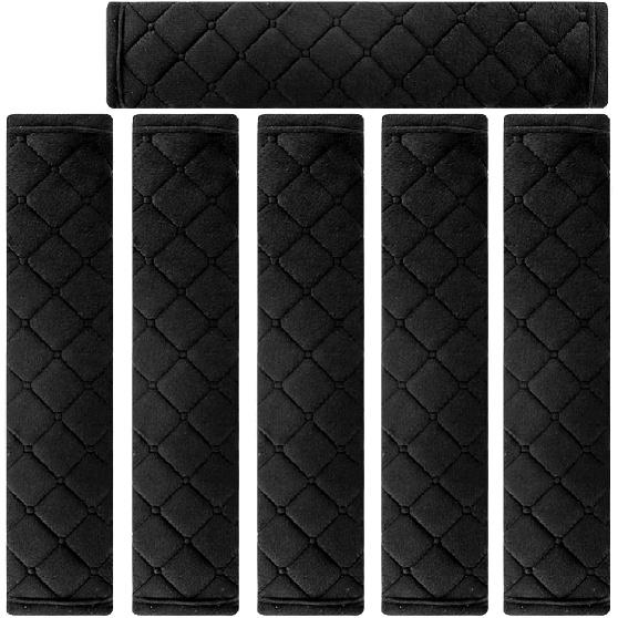 NEPAK 6 Pack Car Seat Strap Pads,Universal Car Seat Belt Pads Cover,Seat Belt Shoulder Strap Covers Harness Pad For Car/Bag,Protect Your Neck And
