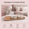 3 Pcs Minimalist Sweet Fabric Hair Ties For Women Girls Floral Polka Dot Printed Hair Scrunchies Elastic Accessories