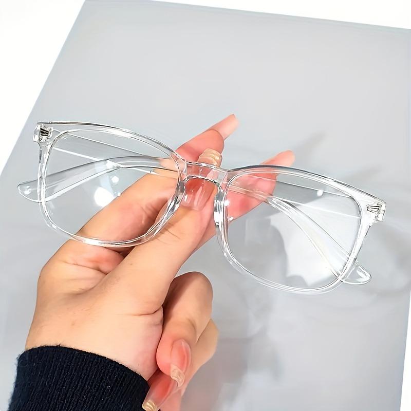 2PCS Fashion Anti-Radiation Eyeglasses Transparent Retro unisex Computer Glasses Anti-Blue lens Eyewear