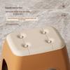 Durable Non-Slip Plastic Stool for Adults & Kids - Portable, Reinforced, Ideal for Bathroom and Shoe Changing
