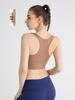 I-back Shockproof Sports Bra: Seamless, Beautiful Back with Fixed One-Piece Cup for High-Intensity Support