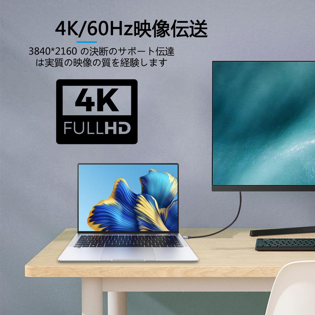 SinLoon 100W Typ C zu C Gegenläufiger Winkel zu USB Typ C Verlängerung 10Gbps Schnellladung Nylon Geflochtenes Kabel für USB C Geräte Kabel, U-förmiges USB-C