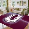 Aston Villa Football Design Crystal Velvet Rug Soft Decorative Mat for Bedroom Entrance