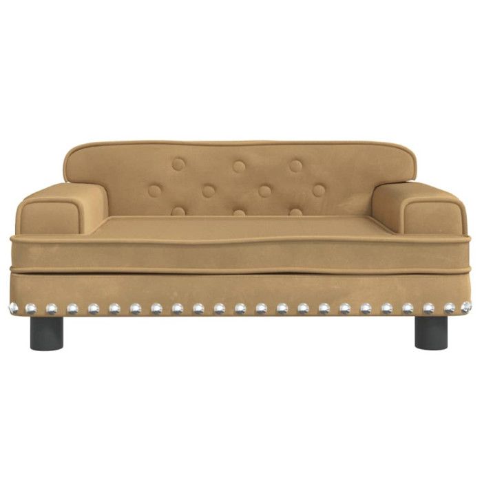 VidaXL Canapé pour enfants marron 70x45x30 cm velours, mini canapé, mini canapé-chaise, mini canapé pour enfants, canapé de 3196298