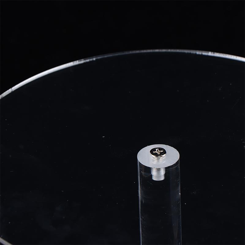 Transparent Acrylic Cake Rack Round Cake Stand For Desserts Cupcake Pastry Candy Display Stand For Wedding Event Birthday Party