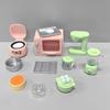 Dollhouse Miniature Kitchen Set: Oven, Rice Cooker & Egg Beater