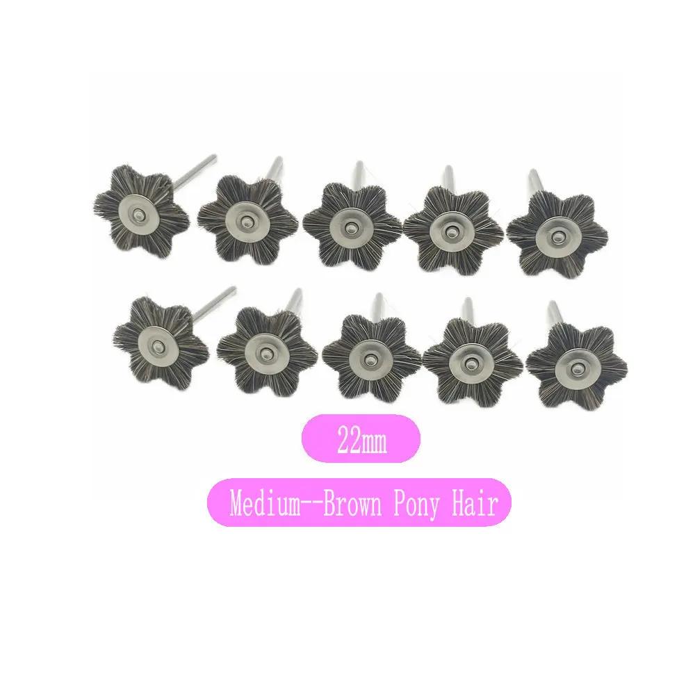 10pcs Polishing Wheels Wool/Cotton/Cloth Buffing Pad Jewelry Abrasive Brush Dental Lab Hp Brush 2.35mm Shank Rotary Tools