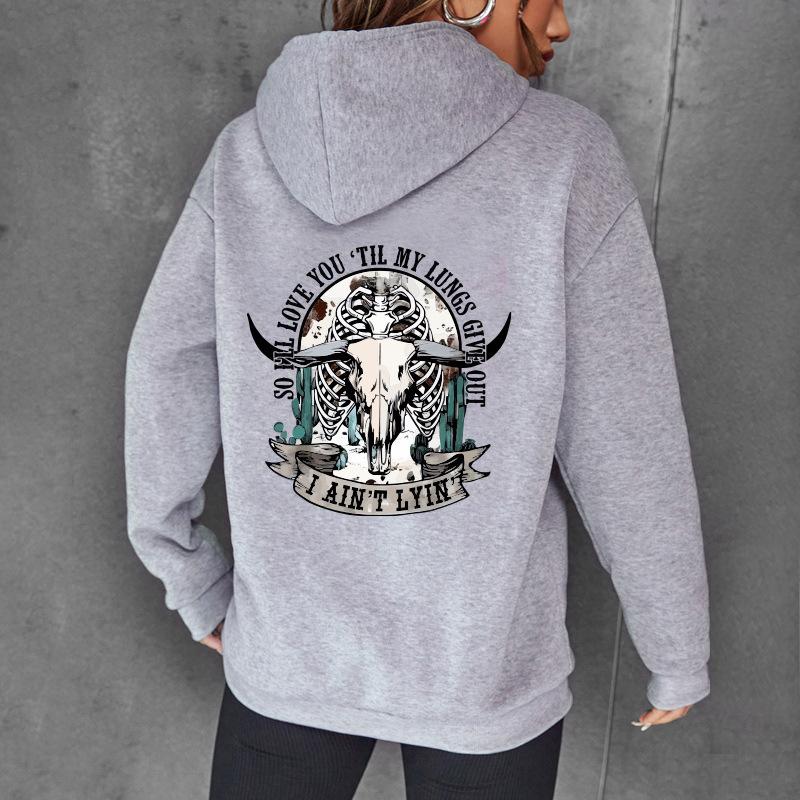 Осенне-зимний женский модный свитер с рукавами на плечах и принтом — фото 3