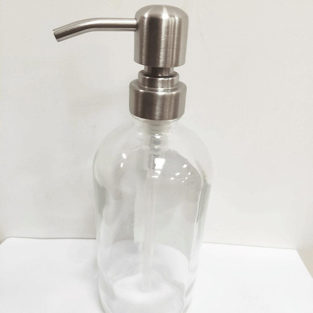 1pcs 304 Stainless Steel Pump Head For DIY Jars Bottles Soap Lotion Dispenser Pump For Liquid Pumps Standard 28 400 Thread Home