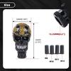 Unique Skull Pattern Car Gear Shift Knob with Stable Attachment and Long Lasting Material for Smooth Shifting Experience