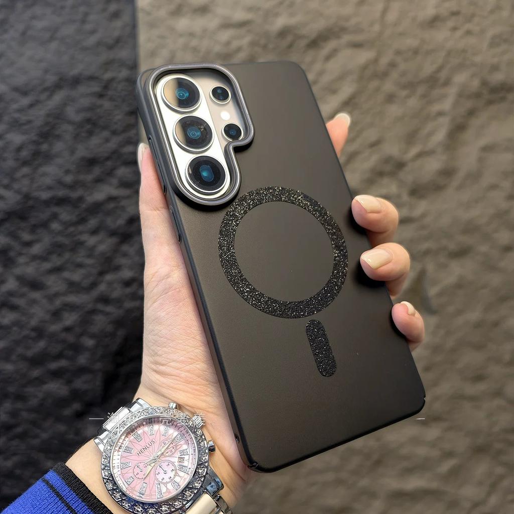Case For Samsung Galaxy S26 Plus S26 Ultra Stylish Elegant Thin Anti-fingerprint Magnetic Cover For Galaxy S 26 Shockproof Funda