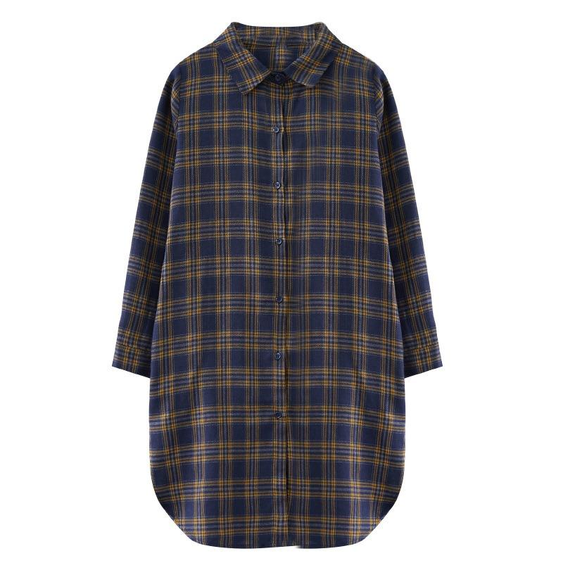 Vintage Long Sleeve Loose Fit Women S Skull Pattern Shirt