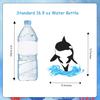 Orca Birthday Party Decorations, Whale Theme Happy Birthday Banner Killer Whale Theme Ocean Whale Garland DIY Craft for Under The Sea Birthday Party