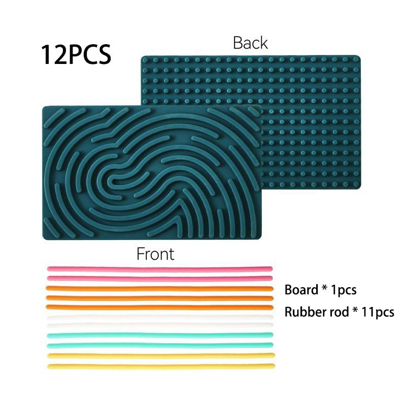 Barevné poznávání Senzorická aktivní míč Montessori hračka Relaxační stres Barevná silikonová tyč Motorické dovednosti Cestovní hračka Dárek Dítě Chlapec