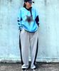 ULIFEZIP Ready Women Color Block Wide Pants 3 Colors [Ulzt_0601]
