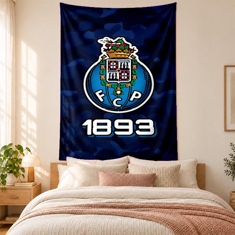 FC Porto Tapestry Highquality for Decorating Living Room Bedroom Dorm Walls Ideal As Bedroom Wallart Orholiday Gift