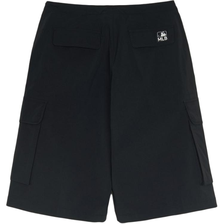 New MLB Casual Shorts Unisex Black 3ASMV0753-50BKS