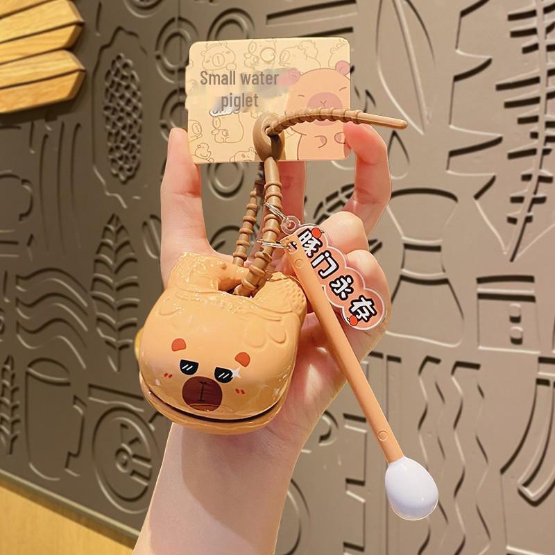 Genuine Cartoon Bear Keychain: Cute Bag Pendant and Small Gift