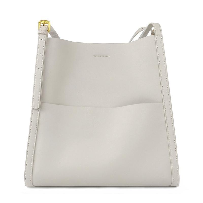 New cowhide large bag women's large-capacity leather women's bag commuter tote bag shoulder bag women