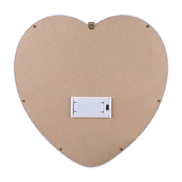 LED Lighted Heart Shaped Message Board with Stand Birthday Housewarmings Gift