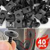 Viti di fissaggio in metallo per auto, clip a U, morsetto antiruggine, elementi di fissaggio per pannelli di rivestimento del paraurti, accessori per clip di bordo