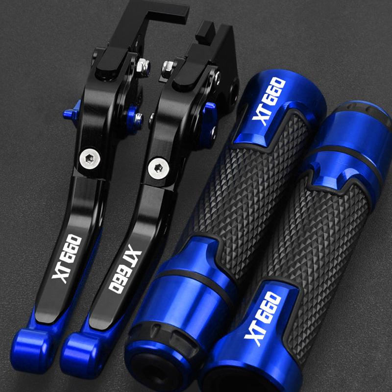 Motorcycle Brake Clutch Levers 7/8''22MM Hand Handlebar grips For yamaha XT660 XT660R XT660X XT 660 R/X 2004-2013 2012 2011 2010