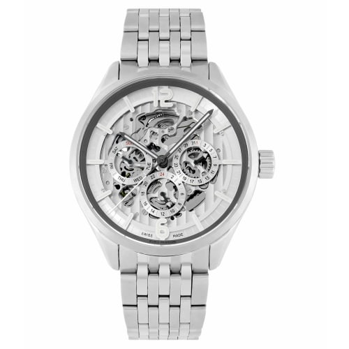 Europassion Watch EPS Skeleton EP298-22 Men's Automatic Watch, Silver