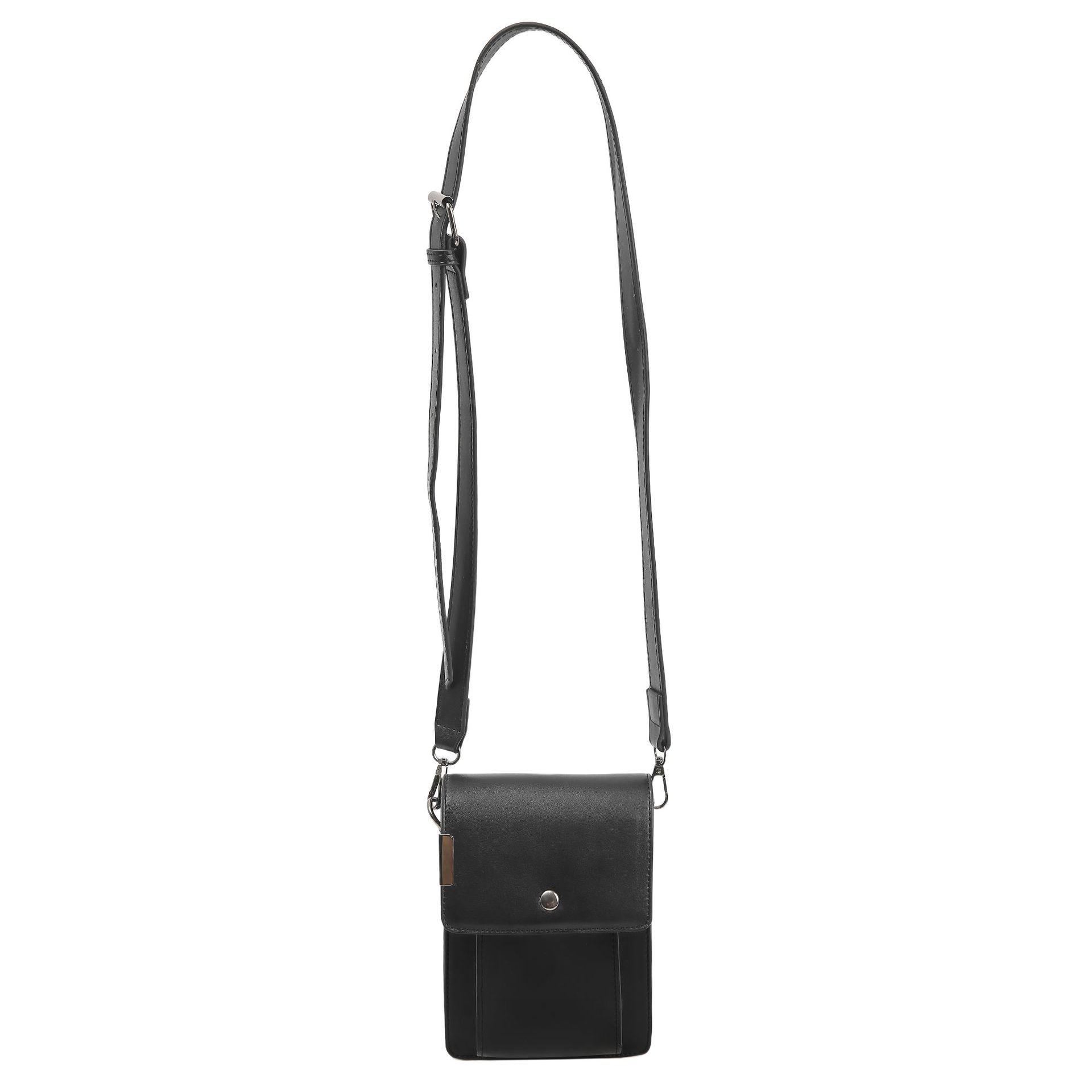 

Stylish Unisex Crossbody Bag: Fashionable Shoulder Bag for Phone and Essentials чорний