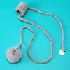 Cat Toy Suction Cup Spring Rabbit Fur Ball Stretchable Elastic Rope Bite Resistant Self Interactive Cat Teaser
