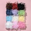 20g Buntes Raffia-Gras zerkleinertes Papier Geschenkbox-Füllmaterial für Geburtstag Hochzeit Party Verpackung Dekoration DIY Bastelbedarf