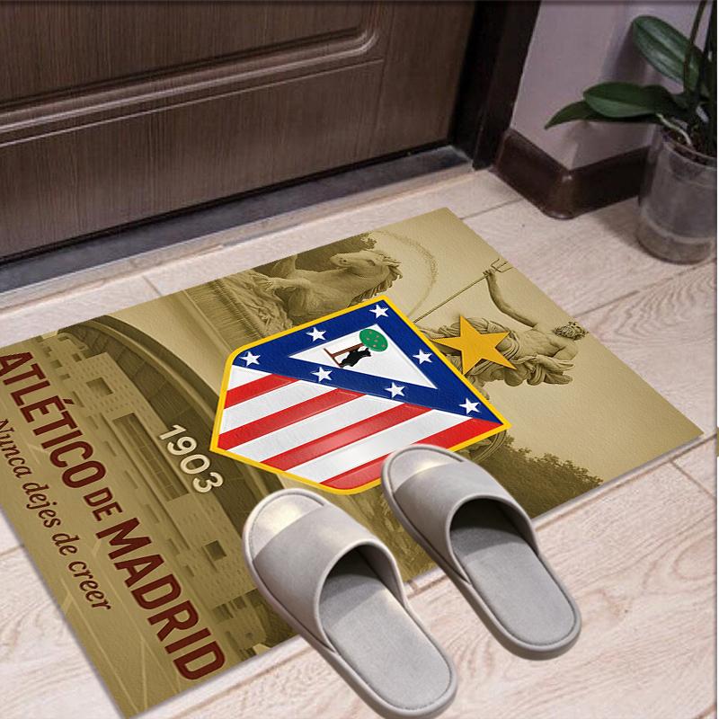 Atletico Madrid Pattern Rug, Indoor/Outdoor Mat, for Picnic, Gameroom, Bedroom, Office, Living Room, Home Decor Carpet, Birthday Gift