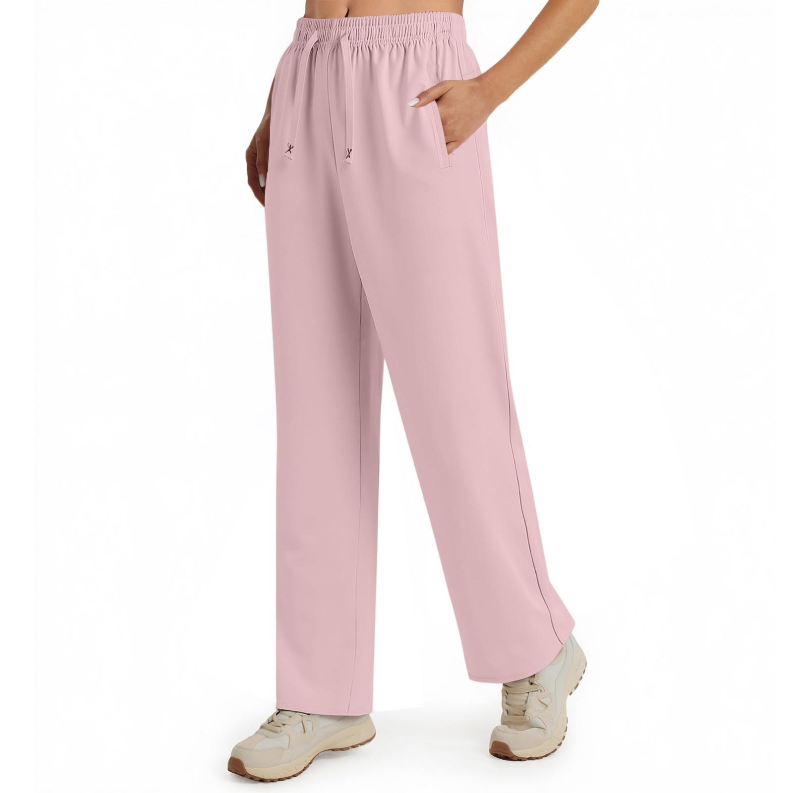 

Женские брюки Stretch Active женские унисекс быстросохнущие брюки дышащие свободные брюки крутые эластичные брюки для женщин с карманами на молнии XL розовый