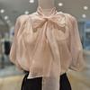 Ribbon Tie Blouse EWBLPI0700