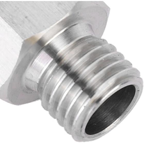 M12x1.5 To 1/8 NPT Fitting Adapter, Aluminium Alloy Fitting Adapter NPT 1/8" Female To Metric M12X1.5 Male Accessory Oil Pressure Adapter, Automotive