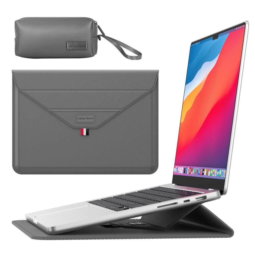 Husă MacBook: Carcasă de Protecție și Suport din Piele Ultra-Subțire pentru Laptopuri