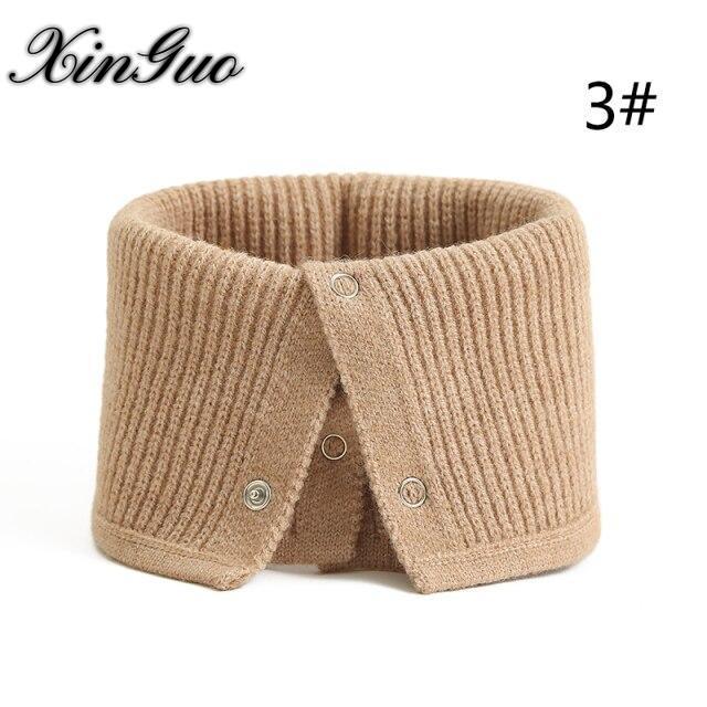 Winter Scarf Fashion Lady Neck Snood Unisex Wraps Women Geometric Warm Female Fur Solid Bufanda