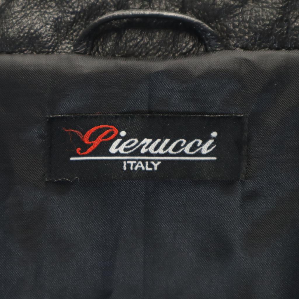 Pierucci Pig leather leather jacket S black Men's Used