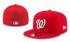 Washington Nationals Embroidered Baseball Cap with Sun Protection, Closed Back, Multiple Styles & Colors