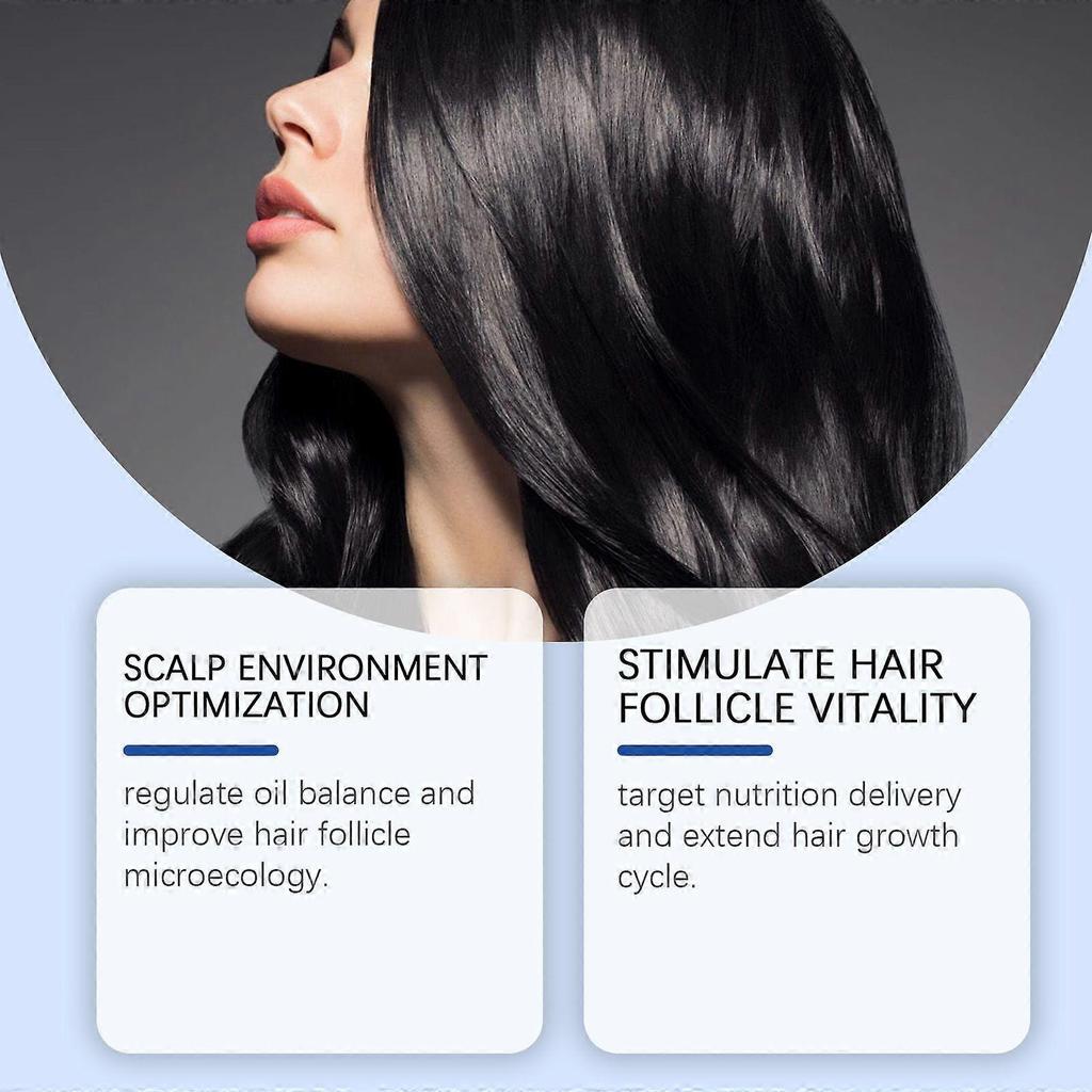 Revitalizing Hair Care Serum - Strengthens, Nourishes Scalp, Regulates Oil, Promotes Longer Hair Growth - Leave-In Treatment for Thicker, Healthier Ha