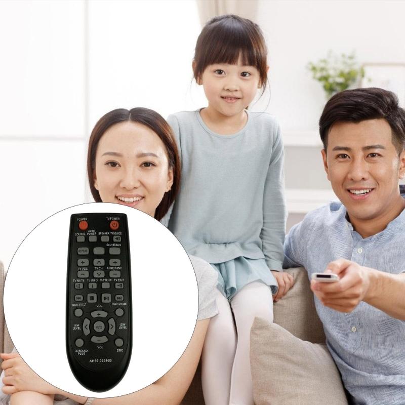 AH59 02546B Ergonomic Design Remote Control with Voice Activation Support & Universal Compatibility for Entertainment