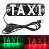 Dual LED Modes USB Taxi Light Metal Plastic Construction