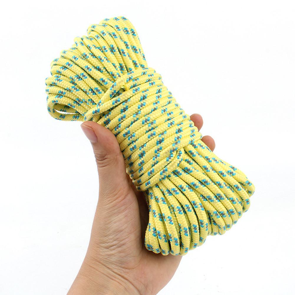 20M/50M Outdoor Reflective Cord Tent Line Rope for Camping Tent Nail Rope
