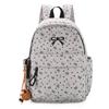 Schoolbag Korean Version Ins Versatile Sweet Shoulders College Style Embroidery Floral School Bag Da Rong Campus Student Lightweight School Bag
