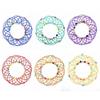 Magic Iron Ring Puzzle Toy Creative Mandala Flower Basket Decompression Fidget Toy Educational STEM Sensory Toys for Adults Kids