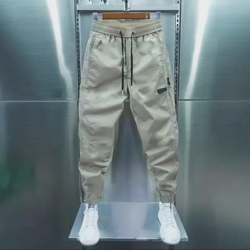 2023 Trendige Herren Cropped Freizeithose: Vielseitige Sportbekleidung für Frühling & Herbst